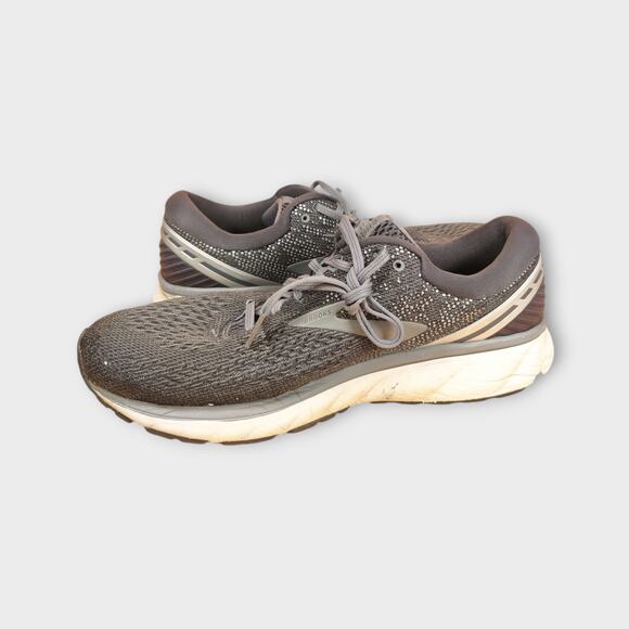 Mens Brooks GHOST Gray Running Shoes Sneakers Size 11.5 WIDE (2E) main image 13